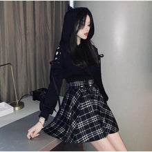 Charger l'image dans la galerie, Hoodie Kawaii chat noir - Kimono Japonais