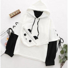 Charger l'image dans la galerie, Hoodie Kawaii Happy Panda - Kimono Japonais