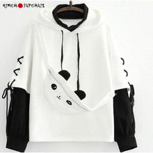 Charger l'image dans la galerie, Hoodie Kawaii Happy Panda - Kimono Japonais
