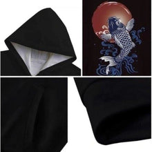 Charger l'image dans la galerie, Hoodie Koi avec design de carpes koï, un choix parfait pour confort et style dans la boutique japonaise.