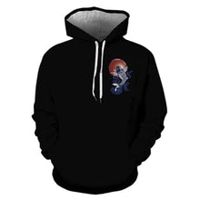 Charger l'image dans la galerie, Hoodie Koi noir avec carpes koï, alliant style japonais et confort. Disponible dans plusieurs tailles.