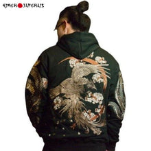 Charger l'image dans la galerie, Hoodie Phoenix - Kimono Japonais