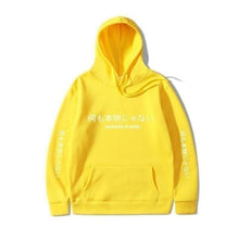 Charger l'image dans la galerie, Hoodie Riba Pull Hoodies Mangas Kimono Japonais Jaune1 XXL