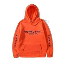Charger l'image dans la galerie, Hoodie Riba Pull Hoodies Mangas Kimono Japonais orange 2 XXXL