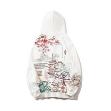 Charger l'image dans la galerie, Hoodie Sakura Pull Hoodies Mangas Kimono Japonais Blanc XL