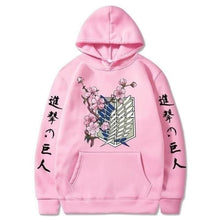 Charger l'image dans la galerie, Hoodie Titans Pull Hoodies Mangas Kimono Japonais Rose XXL