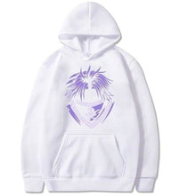 Charger l'image dans la galerie, Hoodie Togashi Pull Hoodies Mangas Kimono Japonais Blanc XXXL