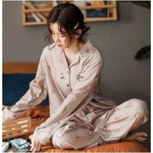 Charger l&#39;image dans la galerie, Jinbei Cats Pyjama Jinbei Femme Kimono Japonais 
