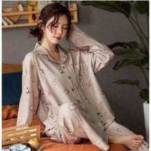 Charger l'image dans la galerie, Jinbei Cats Pyjama Jinbei Femme Kimono Japonais