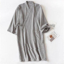Charger l'image dans la galerie, Jinbei Lune Jinbei mixte Kimonojaponais Homme Gris M