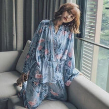 Charger l'image dans la galerie, Jinbei Repos Pyjama Jinbei Femme Kimonojaponais