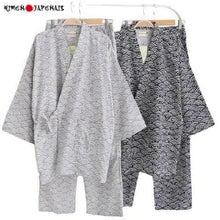 Charger l'image dans la galerie, Jinbei Sommeil Pyjama Jinbei Homme Kimonojaponais