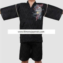 Charger l'image dans la galerie, Jinbei Tradition Pyjama Jinbei Homme Kimonojaponais