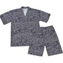 Charger l'image dans la galerie, Jinbei Vagues Pyjama Jinbei Femme Kimonojaponais