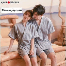 Charger l'image dans la galerie, Jinbei Yorokobi Pyjama Jinbei Femme Kimono Japonais