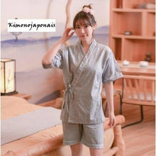 Charger l'image dans la galerie, Jinbei Yorokobi Pyjama Jinbei Femme Kimono Japonais