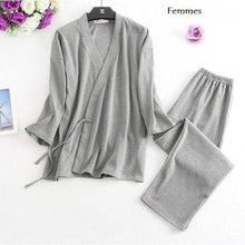 Charger l'image dans la galerie, Jinbei Zhen Pyjama Jinbei Femme Kimono Japonais