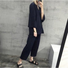 Charger l'image dans la galerie, Jinbei Zhen Pyjama Jinbei Femme Kimono Japonais