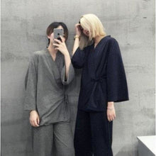 Charger l'image dans la galerie, Jinbei Zhen Pyjama Jinbei Femme Kimono Japonais
