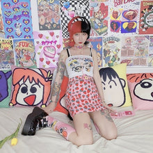 Charger l'image dans la galerie, JUPE KAWAII FRAISE - Kimono Japonais