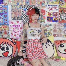 Charger l'image dans la galerie, JUPE KAWAII FRAISE - Kimono Japonais