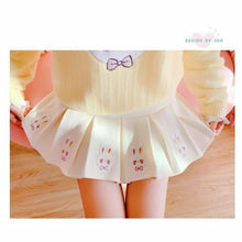 Charger l'image dans la galerie, JUPE KAWAII PLISSÉE LOLITA IMPRESSION LAPIN MIGNON - Kimono Japonais