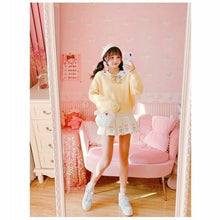 Charger l'image dans la galerie, JUPE KAWAII PLISSÉE LOLITA IMPRESSION LAPIN MIGNON - Kimono Japonais