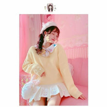 Charger l'image dans la galerie, JUPE KAWAII PLISSÉE LOLITA IMPRESSION LAPIN MIGNON - Kimono Japonais