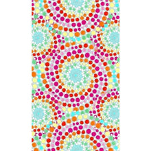 Charger l'image dans la galerie, Kaarigari X Amy Silk Kimono Jacket - Lollipop with rainbow-inspired patterns, digital dot art, and a loose, flowing silhouette for versatile wear.