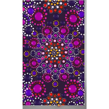 Charger l'image dans la galerie, Veste kimono Kaarigari X Amy – Mauve Envoûtant, avec des motifs à pois complexes inspirés de la nature avec un design apaisant et tranquille.