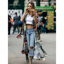 Charger l'image dans la galerie, KIMONO FEMME AFRIQUE BOHEME - Kimono Japonais