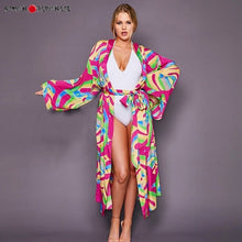 Charger l'image dans la galerie, Kimono Femme Boho PLage - Kimono Japonais
