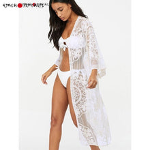 Charger l'image dans la galerie, Kimono Femme Dentelles Dunes - Kimono Japonais