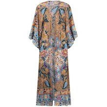 Charger l'image dans la galerie, KIMONO FEMME FLORAL HIPPY - Kimono Japonais