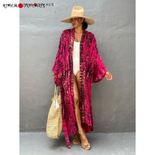 Charger l'image dans la galerie, KIMONO FEMME FRAMBOISE