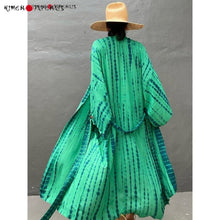 Charger l'image dans la galerie, Kimono Femme Lagon - Kimono Japonais