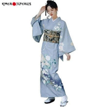 Charger l'image dans la galerie, Kimono Femme obi Mineko Kimono Femme Kimonojaponais Kimono + OBI