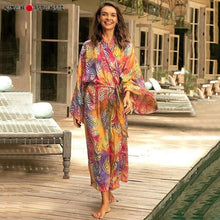 Charger l'image dans la galerie, Kimono Femme Passion Tropicale - Kimono Japonais