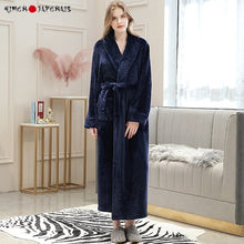 Charger l'image dans la galerie, KIMONO FEMME PEIGNOIR MARINE - Kimono Japonais