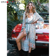 Charger l'image dans la galerie, KIMONO FEMME PLAYA VERDE - Kimono Japonais
