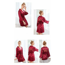 Charger l'image dans la galerie, Kimono Femme Rouge Bride - Kimono Japonais