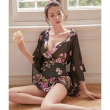 Charger l'image dans la galerie, Kimono Femme Sexy ´'Hanami´´ Kimono sexy Kimonojaponais