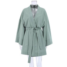 Charger l'image dans la galerie, Kimono Femme Vert nature - Kimono Japonais