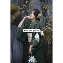 Charger l'image dans la galerie, Kimono Hanakotoba Kimono Femme Kimono Japonais