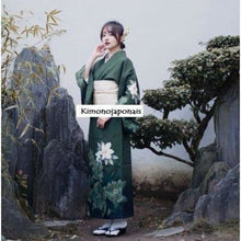Charger l'image dans la galerie, Kimono Hanakotoba Kimono Femme Kimono Japonais