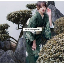 Charger l'image dans la galerie, Kimono Hanakotoba Kimono Femme Kimono Japonais