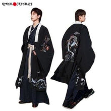 Charger l'image dans la galerie, Kimono Homme Japonais Samouraï Shinto Kimono Homme Kimonojaponais Kimono complet XL