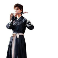 Charger l'image dans la galerie, Kimono Homme Japonais Samouraï Shinto Kimono Homme Kimonojaponais Haut + Jupe S