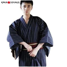 Charger l'image dans la galerie, Kimono Homme Japonais Zen Kimono Homme Kimonojaponais