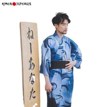 Charger l'image dans la galerie, Kimono Homme Japonais Zhaki Kimono Homme Kimonojaponais